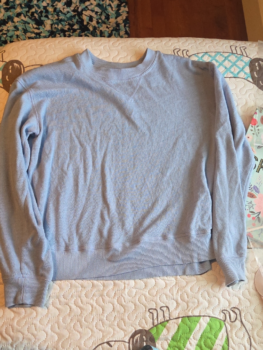 SO Light Blue Pullover Sweatshirt